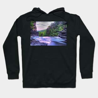 Top of the Fall Ithaca NY Robert H. Treman State Park Hoodie